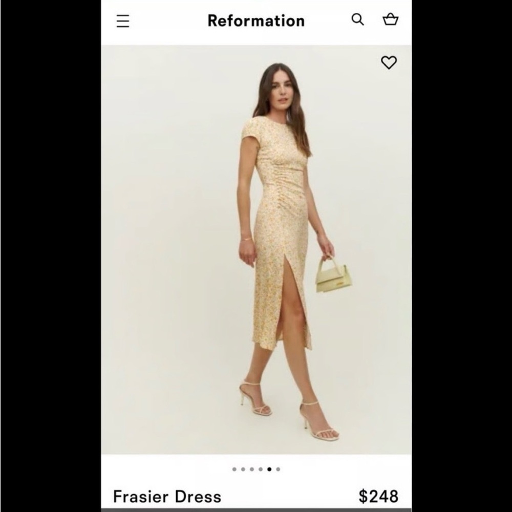 Reformation Frasier Dress in Lima Floral Size 2
